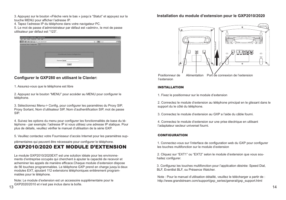 Grandstream GXP2010 User Manual | Page 8 / 22
