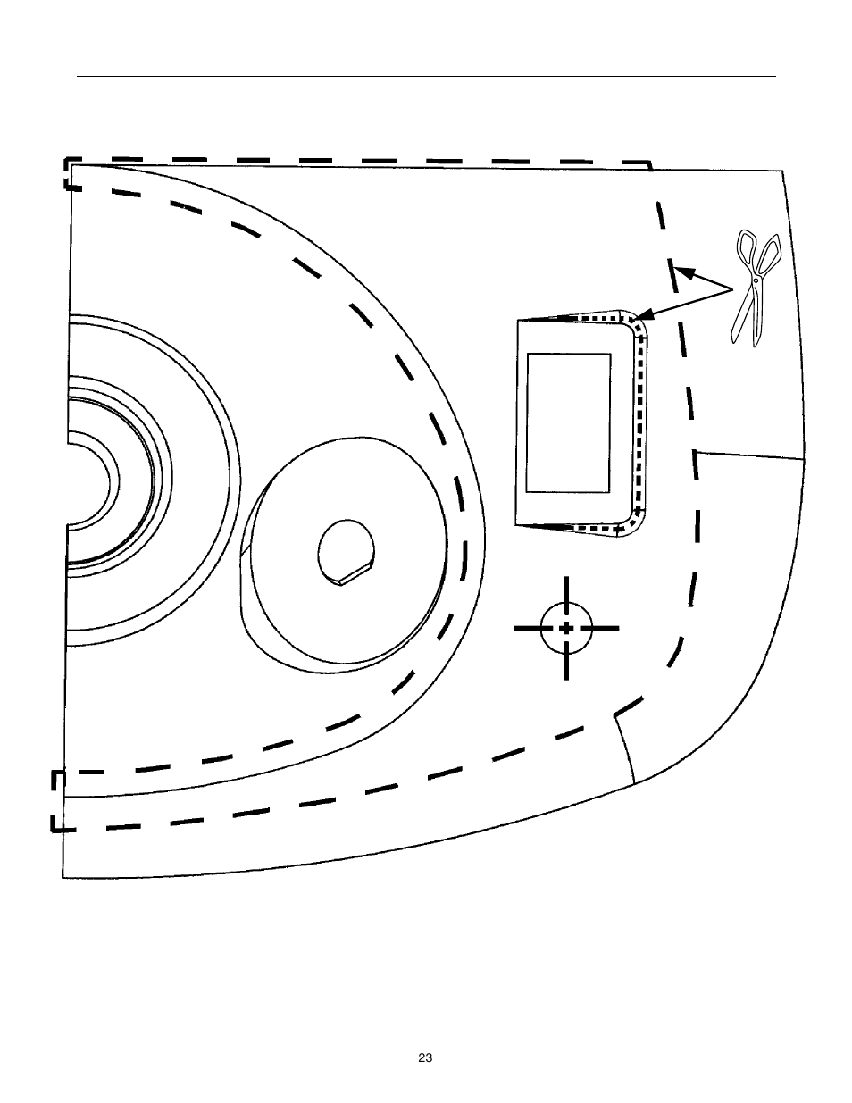 Dash panel template | Cub Cadet 190-002 User Manual | Page 23 / 28