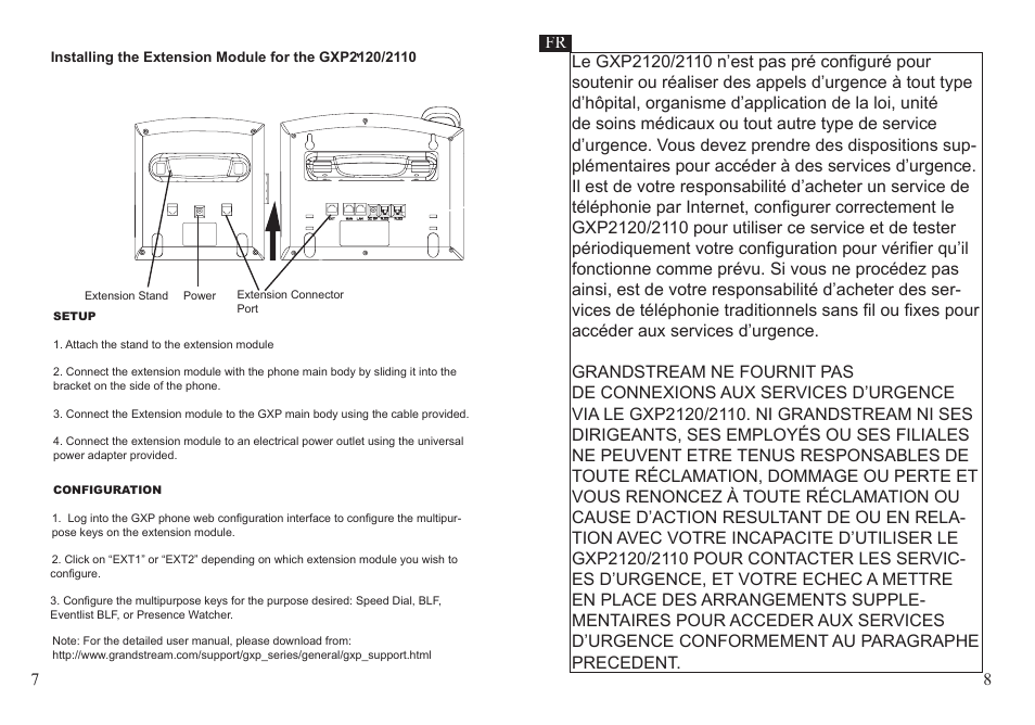 Grandstream GXP2110 User Manual | Page 5 / 22