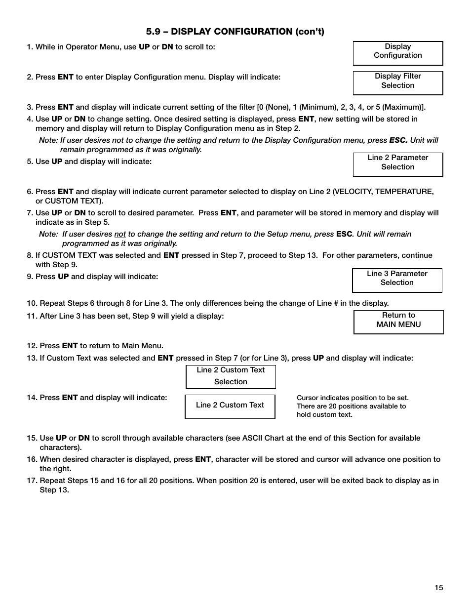 Greenheck AMD-xx-TD Transmitter User Manual | Page 15 / 35