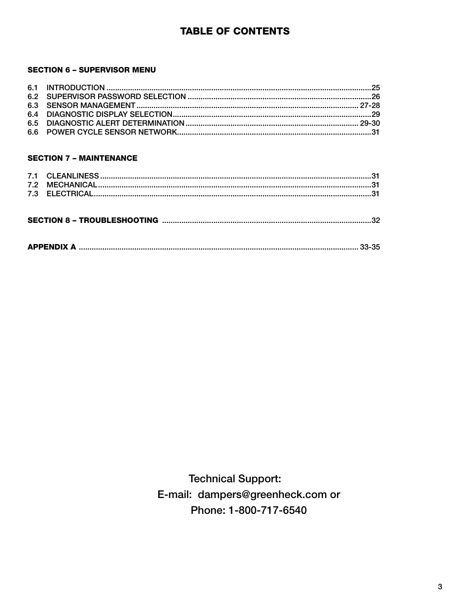 Greenheck AMD-xx-TD Transmitter User Manual | Page 3 / 35