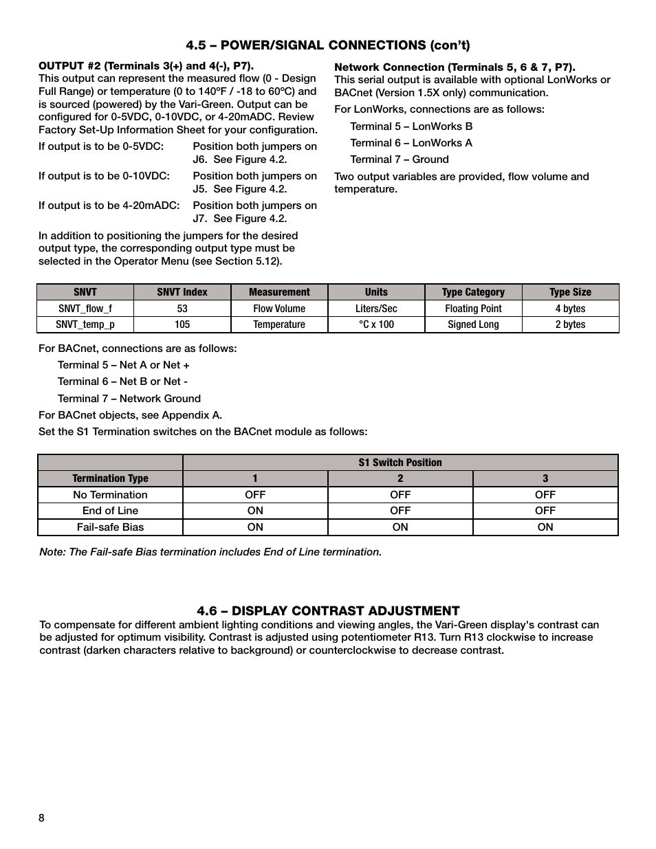 Greenheck AMD-xx-TD Transmitter User Manual | Page 8 / 35