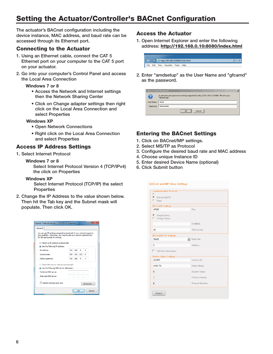 Greenheck AMD-xx-TD Series Dampers (478799 IOM). User Manual | Page 6 / 12