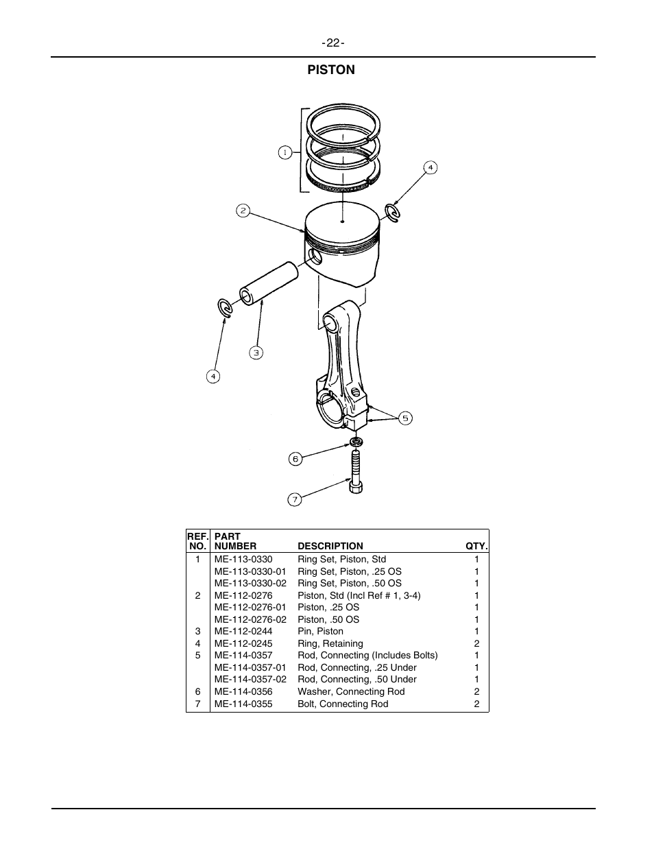 Piston | Cub Cadet 2146 User Manual | Page 24 / 48