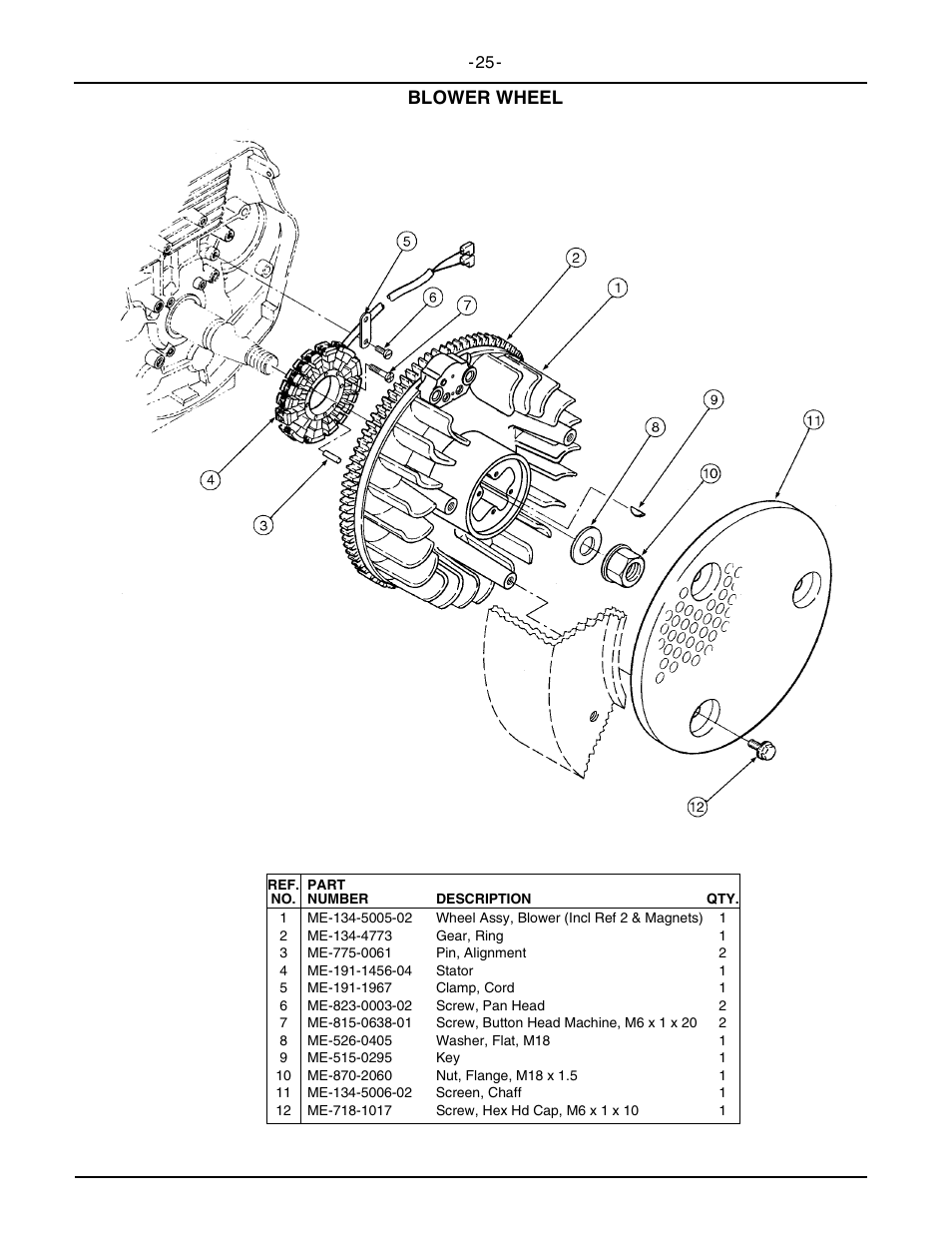 Blower wheel | Cub Cadet 2146 User Manual | Page 27 / 48