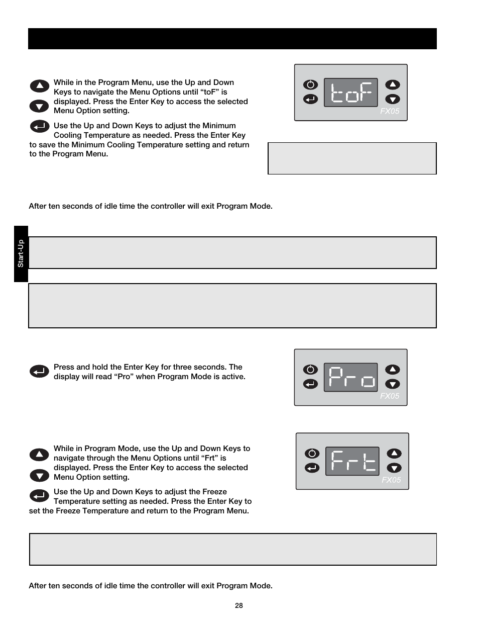 Start-up - water wizard (optional) | Greenheck DG / DGX with Direct Spark (464043 IOM) (Pre-2008) User Manual | Page 28 / 48