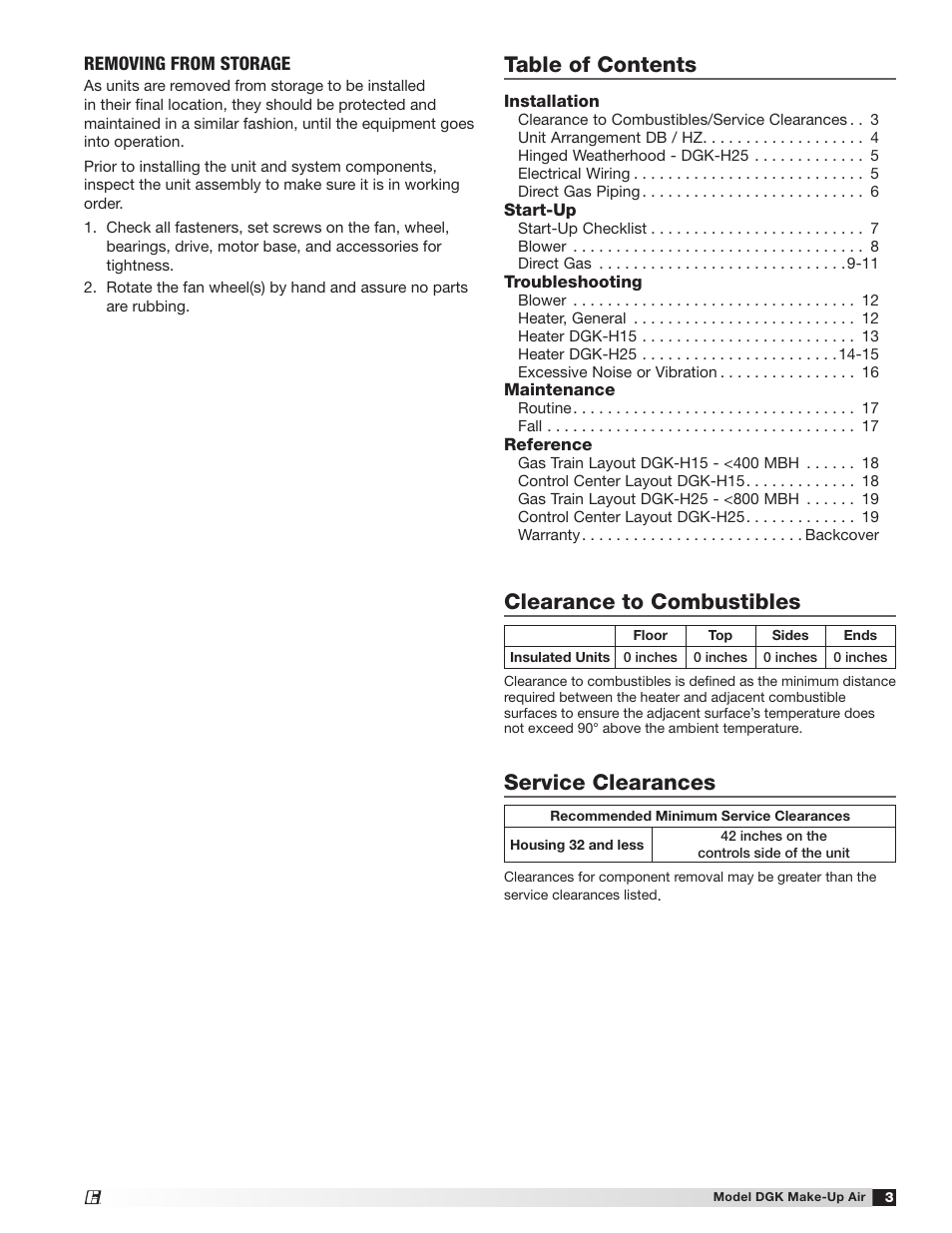 Greenheck DGK (468695) User Manual | Page 3 / 20