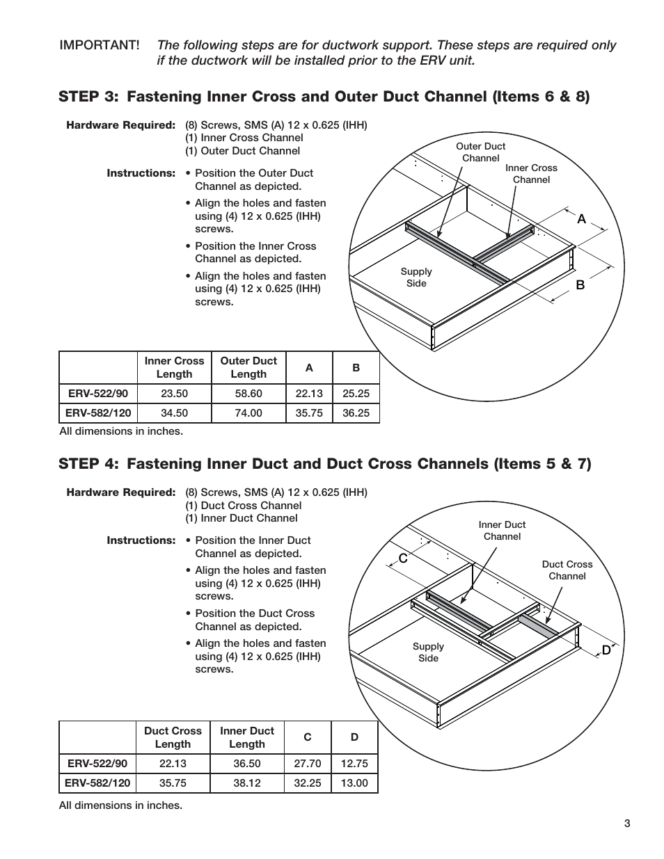 Greenheck ERV-522/90 Curbs (460988) User Manual | Page 3 / 4