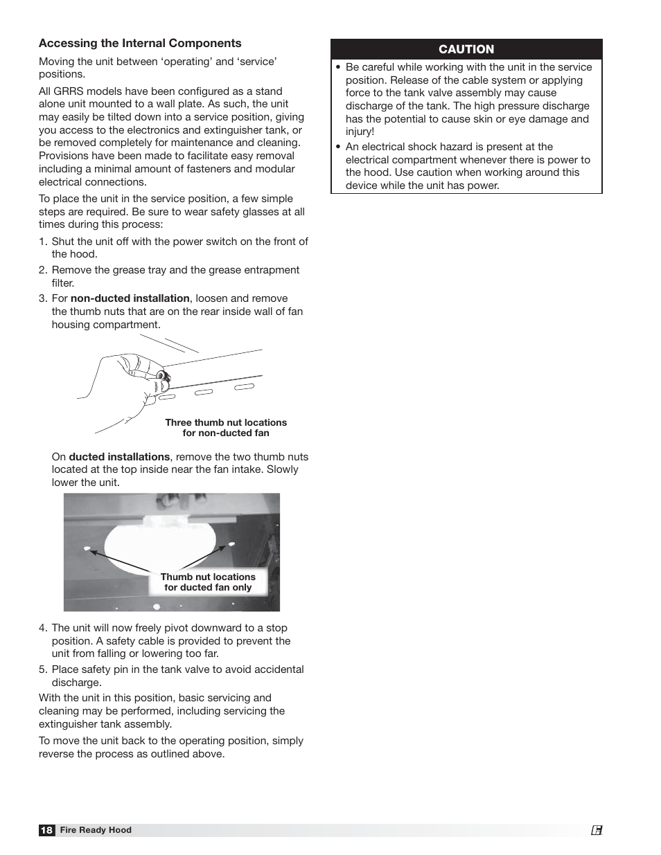 Greenheck Fire Ready Hood - GRRS User Manual | Page 18 / 28