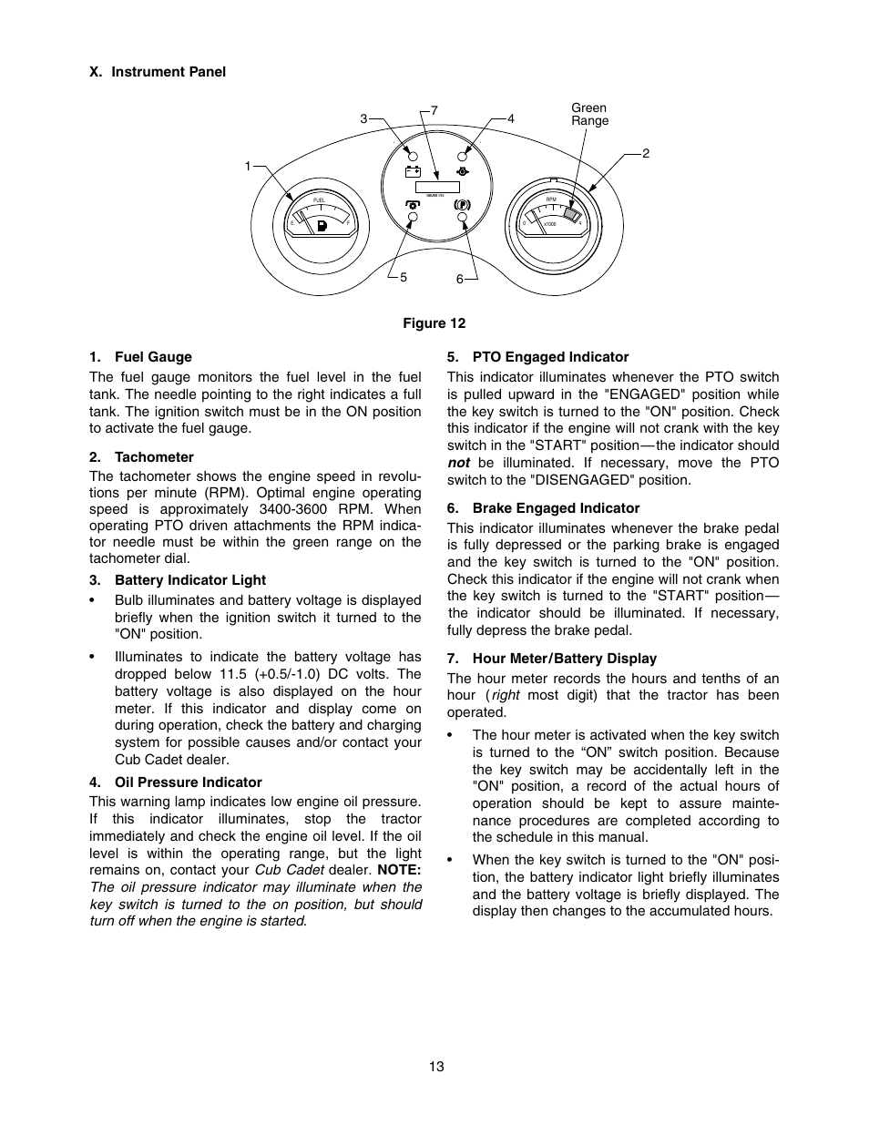 Cub Cadet SERIES 5000 5252 User Manual | Page 13 / 48