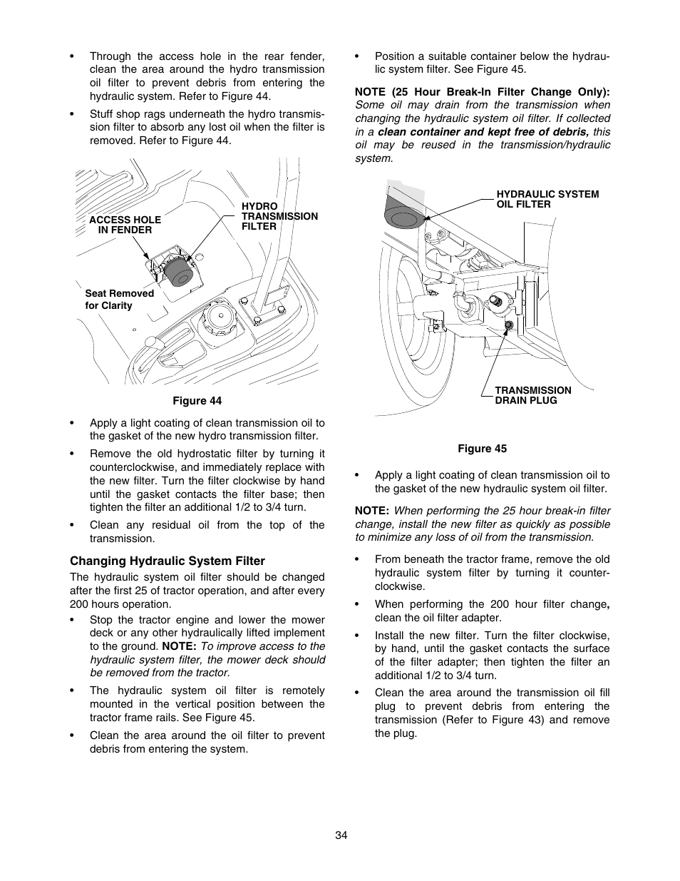 Cub Cadet SERIES 5000 5252 User Manual | Page 34 / 48