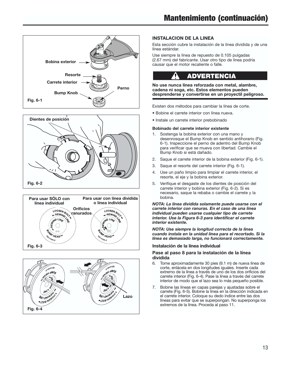 Mantenimiento (continuación) | Cub Cadet CC3000 User Manual | Page 53 / 60