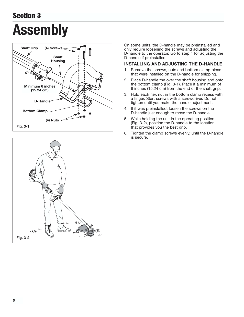 Assembly | Cub Cadet CC3000 User Manual | Page 8 / 60