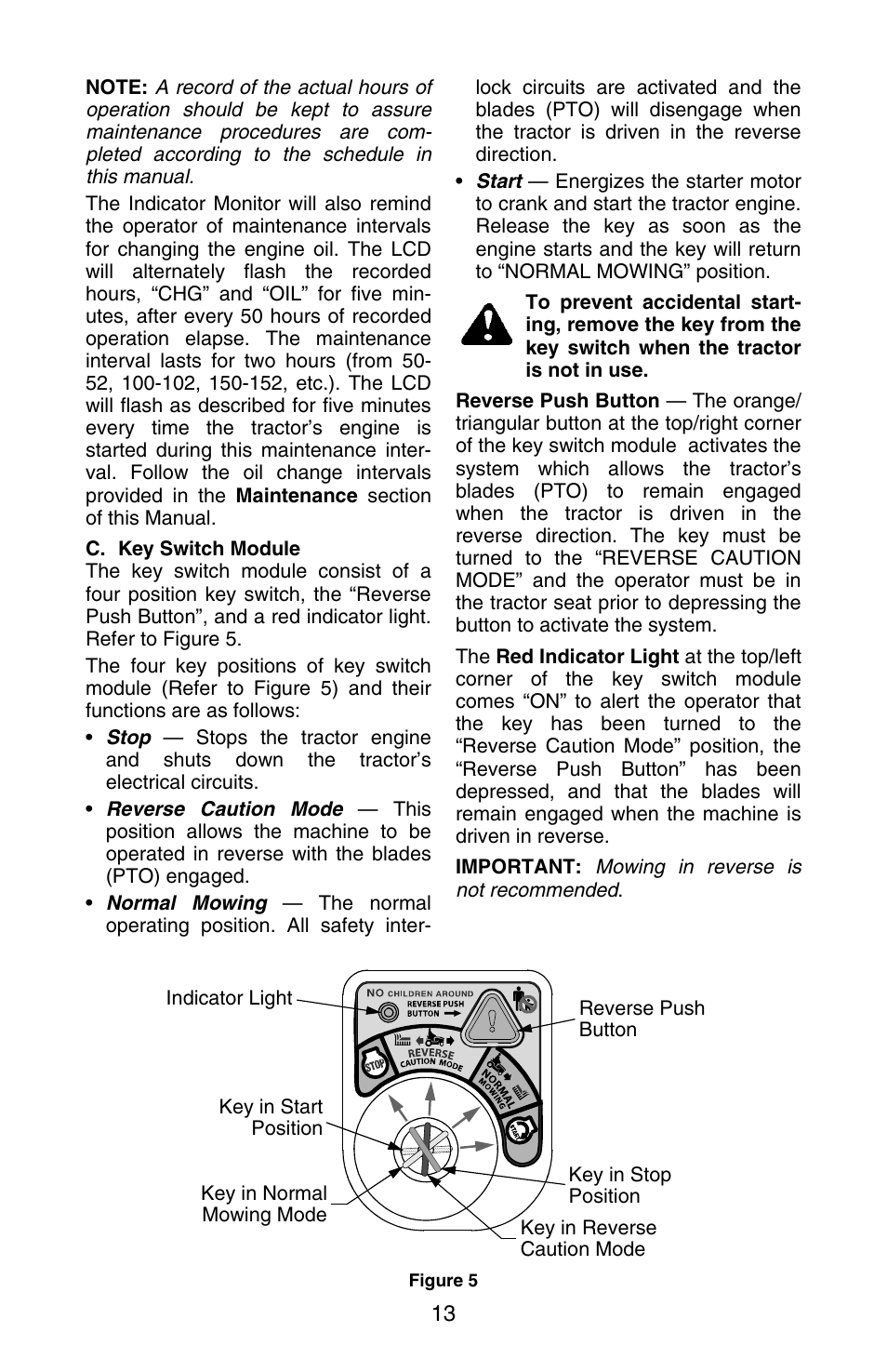 Cub Cadet SERIES 3000 GT 3200 User Manual | Page 13 / 44