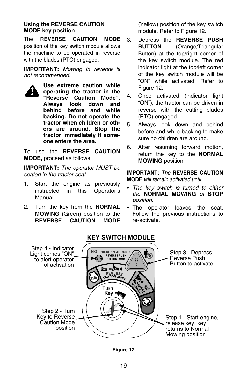 Cub Cadet SERIES 3000 GT 3200 User Manual | Page 19 / 44