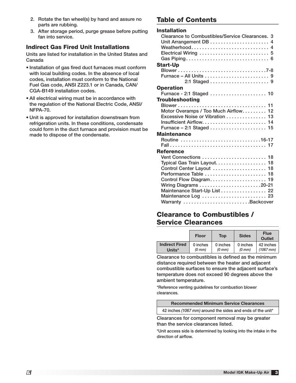 Greenheck IGK (472084) User Manual | Page 3 / 24