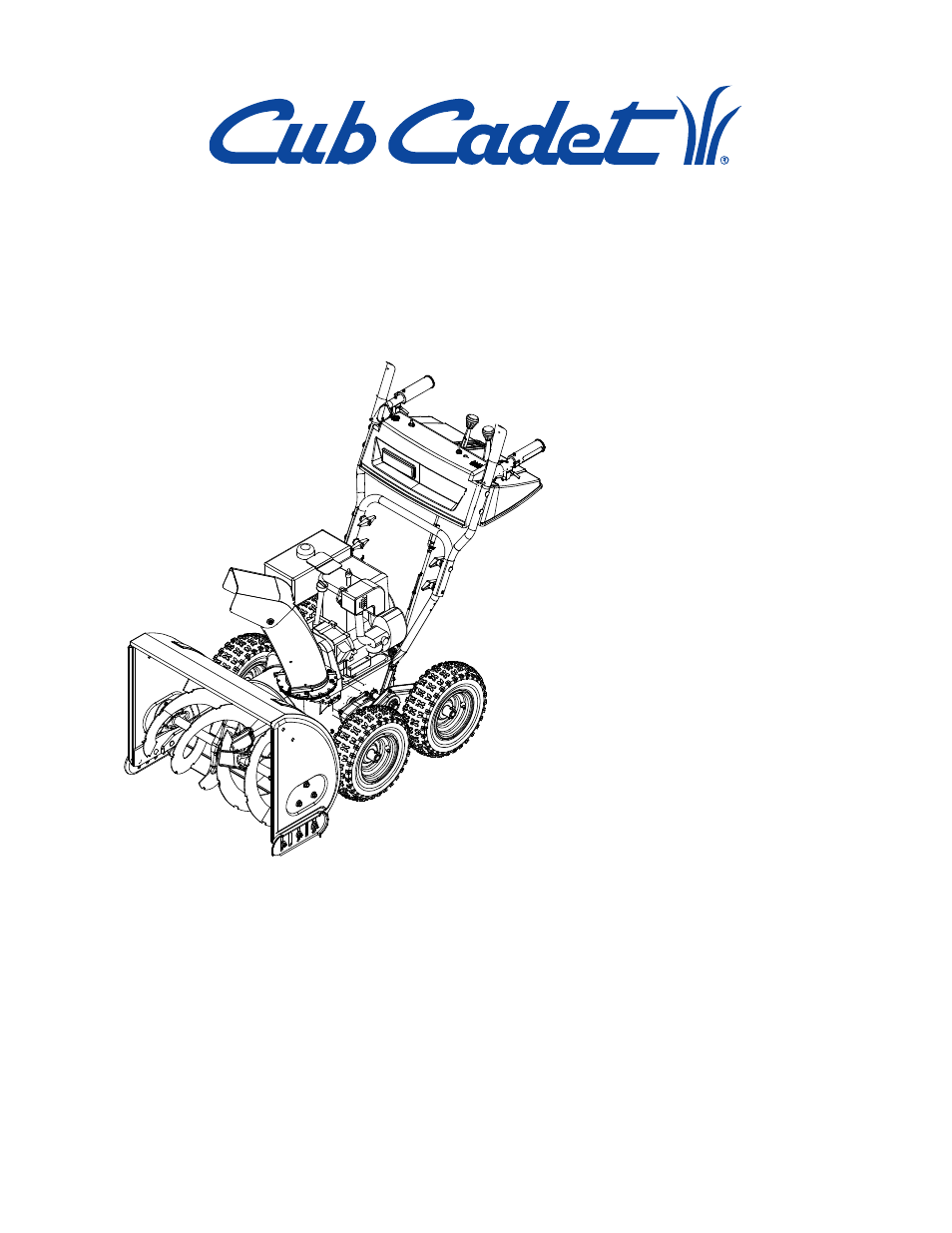 Cub Cadet 826 4x4 User Manual | 28 pages