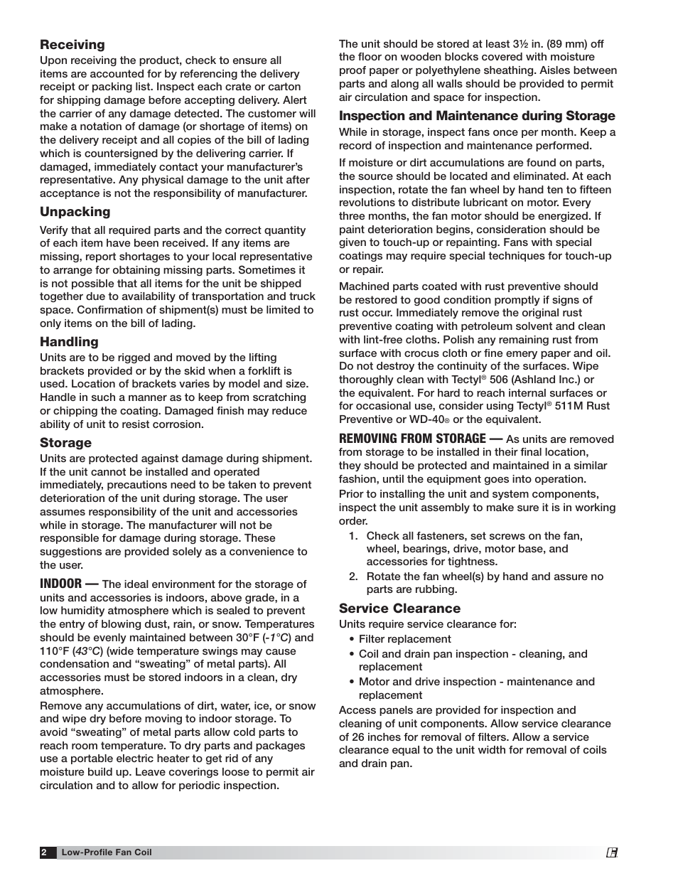 Greenheck Low-Profile Fan Coil (LFC) (464496) User Manual | Page 2 / 16