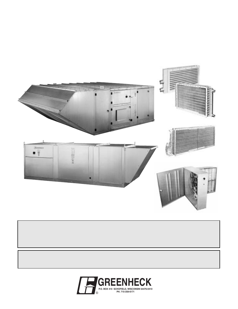 Greenheck Make-Up Air Electric, Steam, Hot Water, Chlled Water, and DX Coils (457046) User Manual | 8 pages