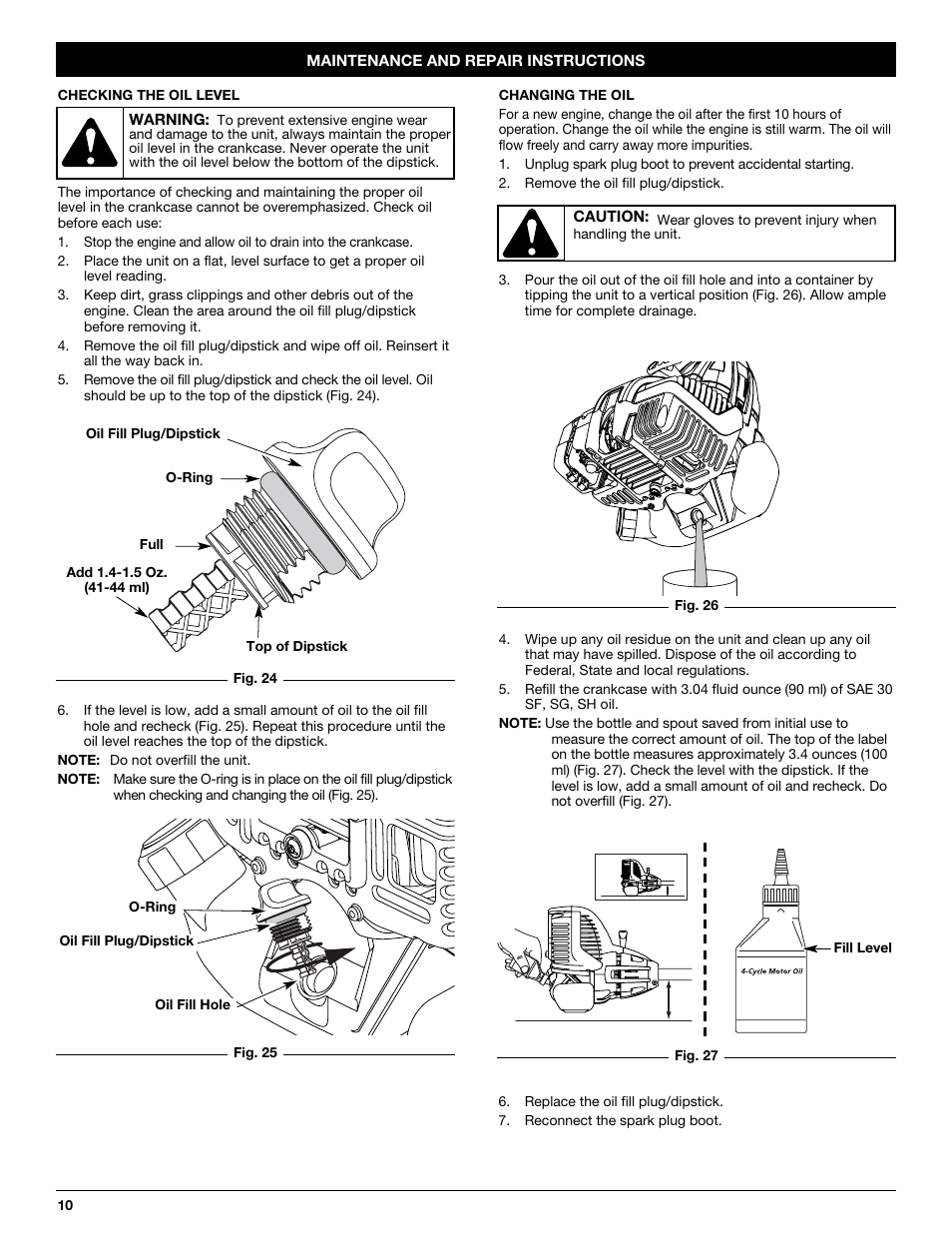 Cub Cadet CC4105 User Manual | Page 10 / 56