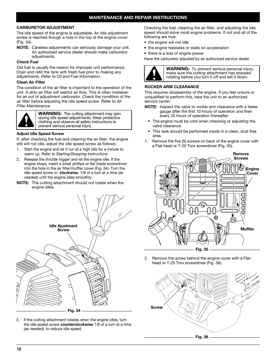 Cub Cadet CC4105 User Manual | Page 12 / 56