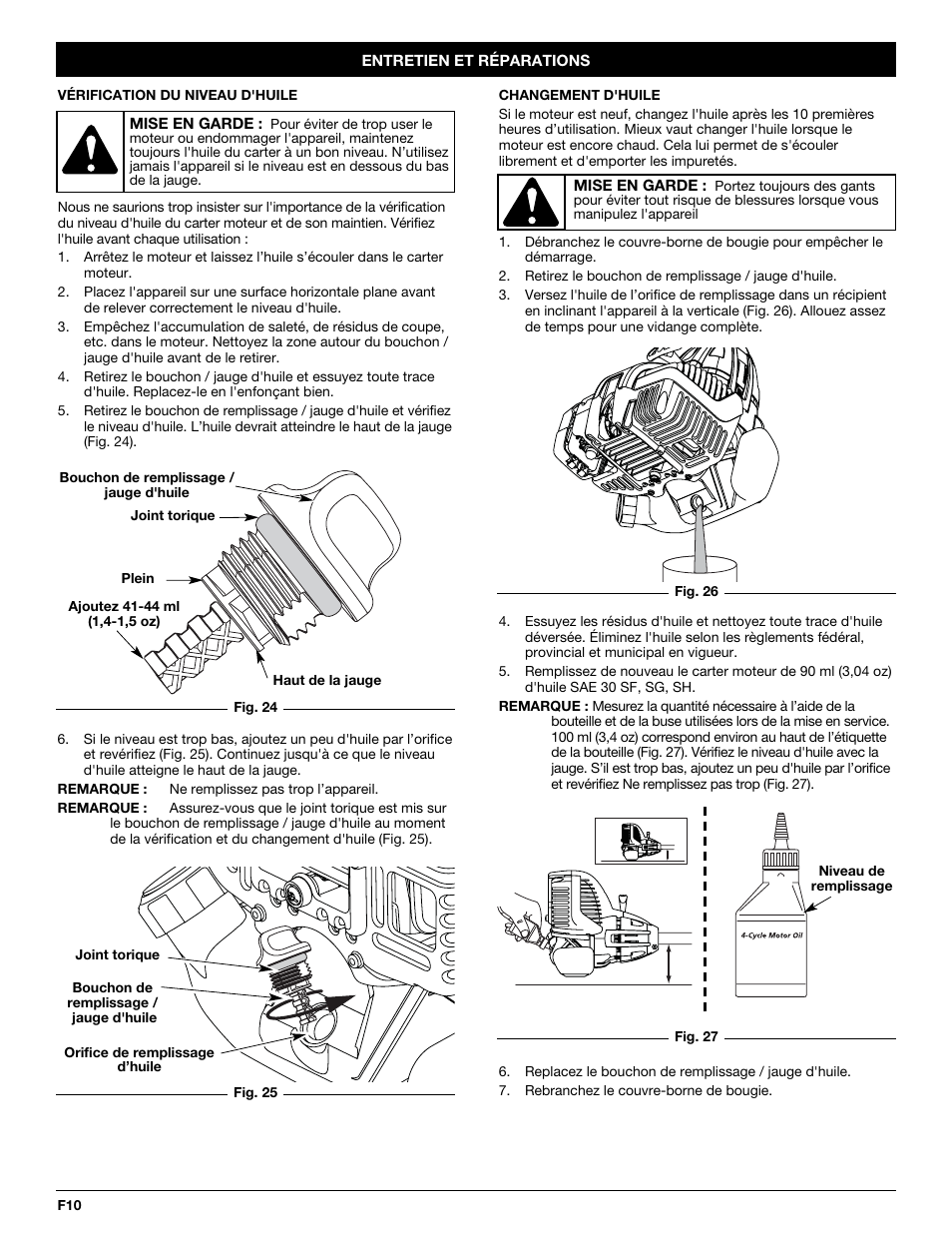 Cub Cadet CC4105 User Manual | Page 28 / 56