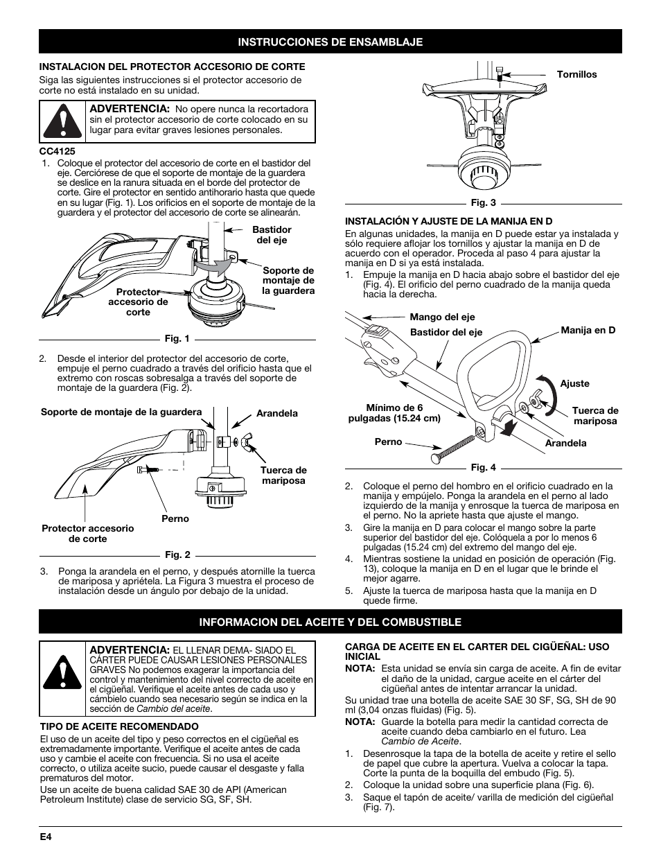 Cub Cadet CC4105 User Manual | Page 40 / 56