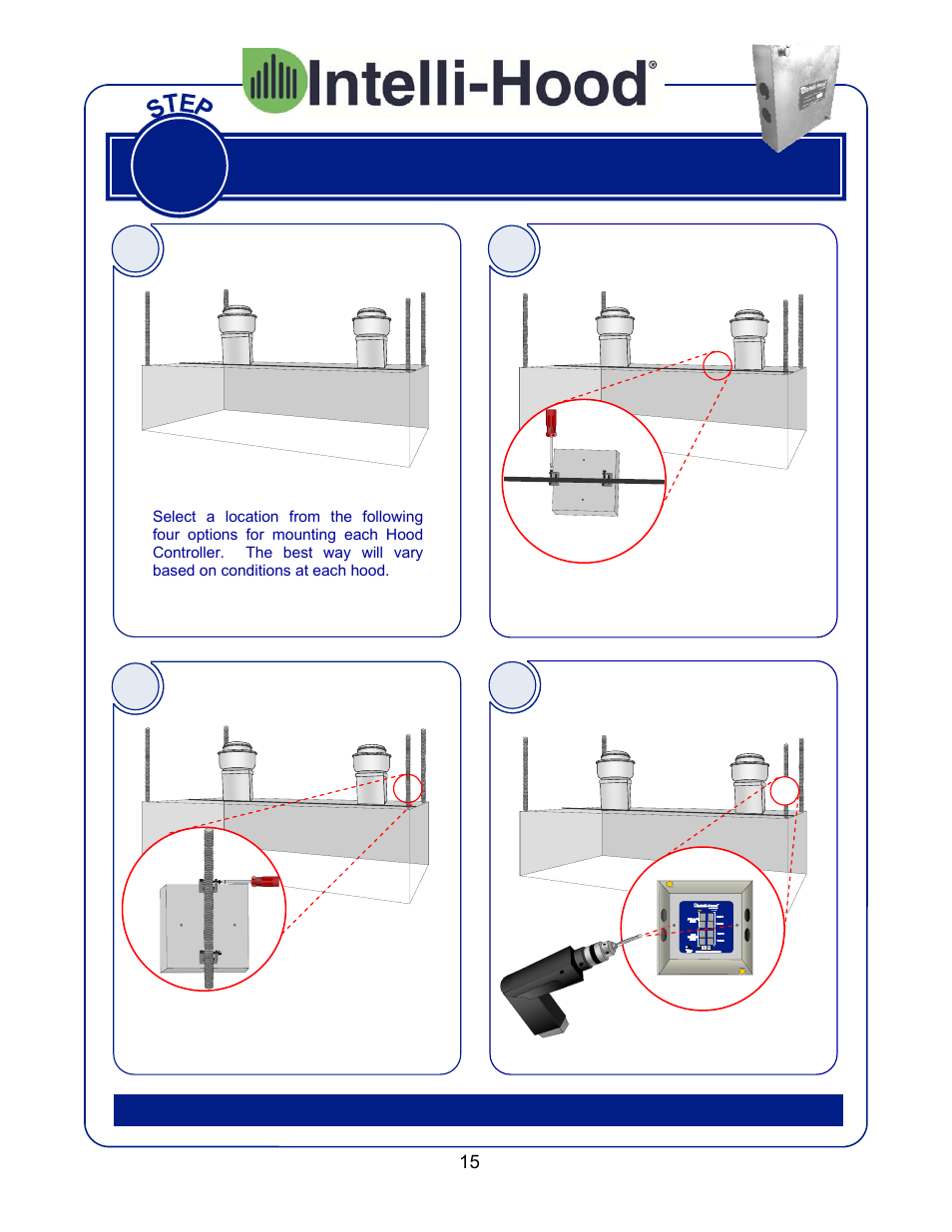 Install hood controllers | Greenheck Melink IH3 Installation User Manual | Page 15 / 39