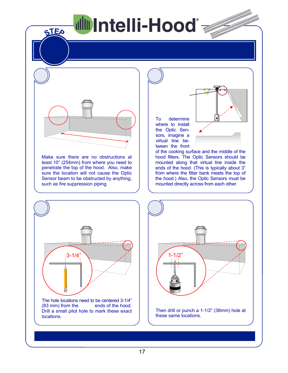 Install optic sensors | Greenheck Melink IH3 Installation User Manual | Page 17 / 39