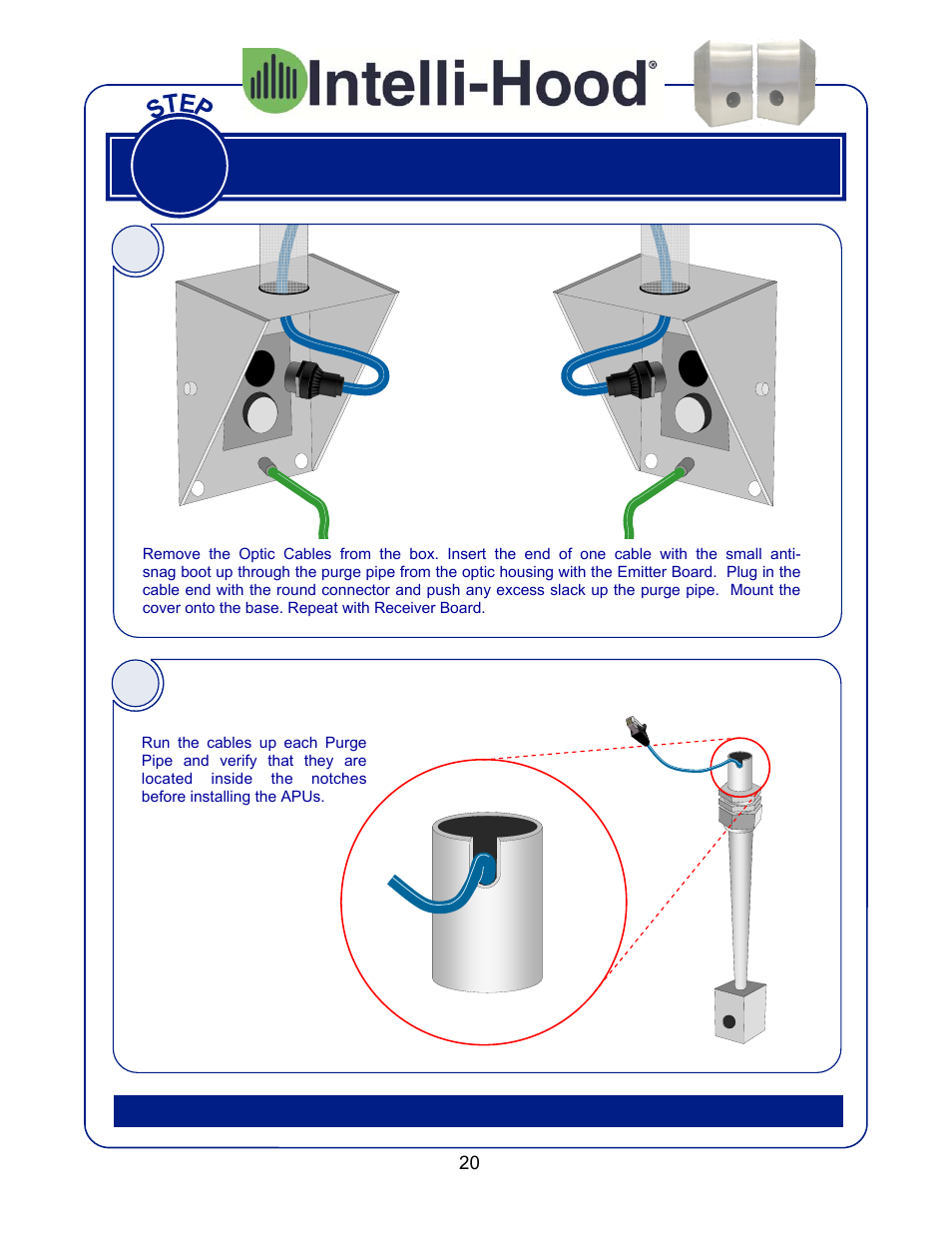 Install optic sensors | Greenheck Melink IH3 Installation User Manual | Page 20 / 39
