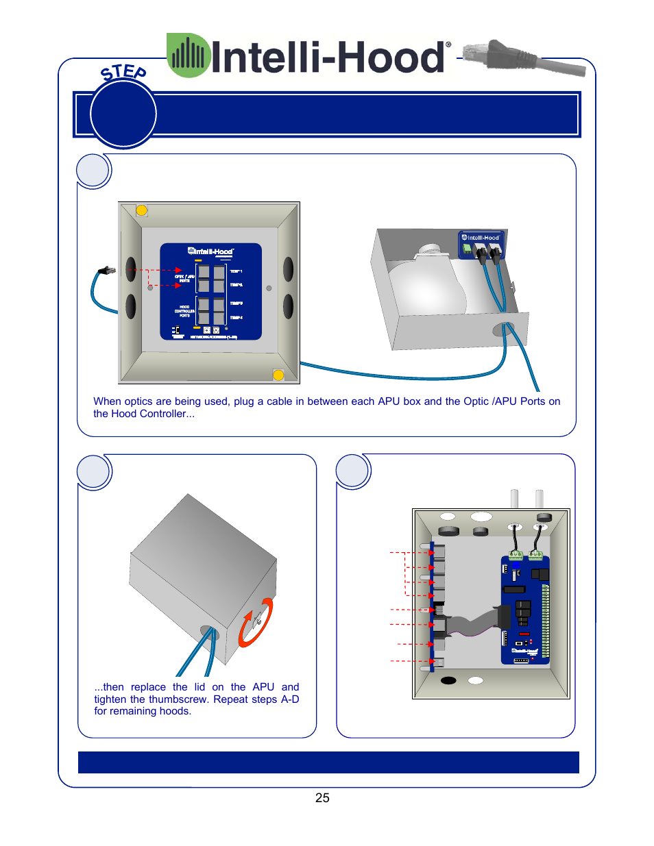 Install cables | Greenheck Melink IH3 Installation User Manual | Page 25 / 39
