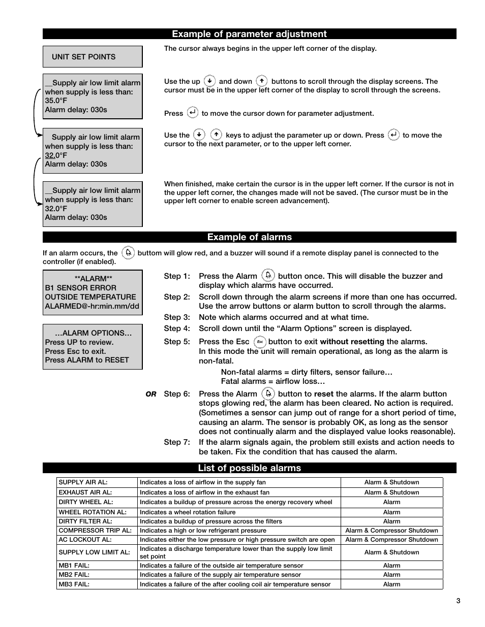 Greenheck Microprocessor Controller v3.0 (469690) User Manual | Page 3 / 24