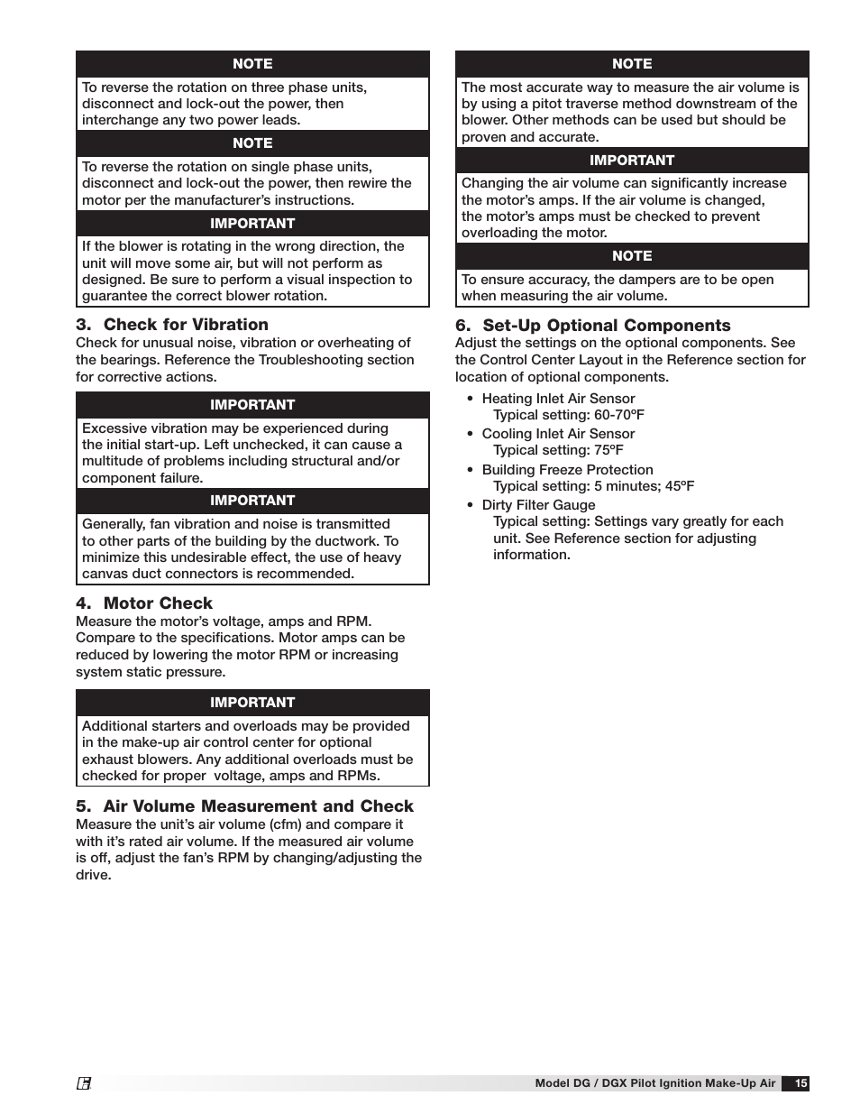 Greenheck DG/DGX Pilot Ignition (470651_IOM) User Manual | Page 15 / 40