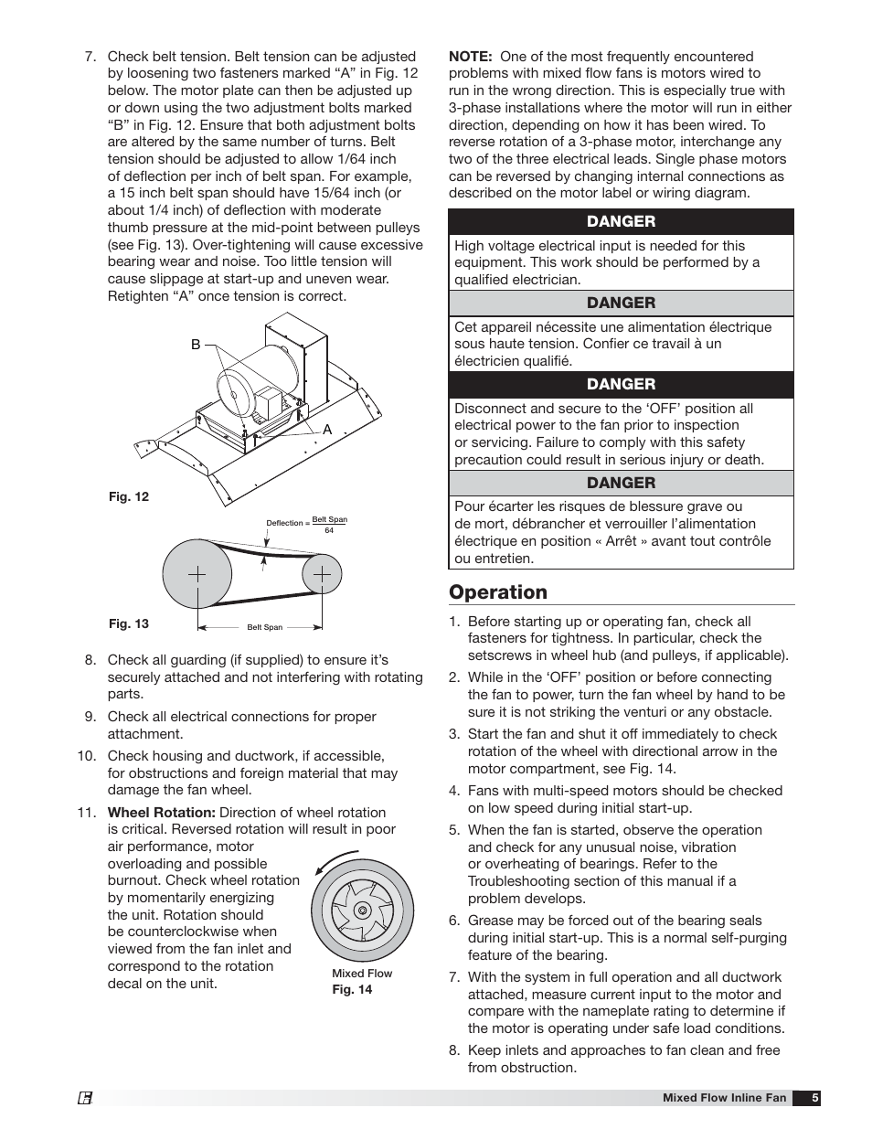 Operation | Greenheck EQB (479049) User Manual | Page 5 / 8