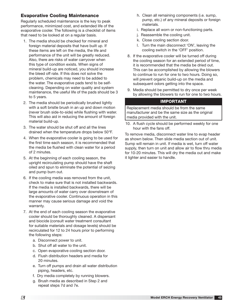 Greenheck ERCH (476054) User Manual | Page 45 / 56