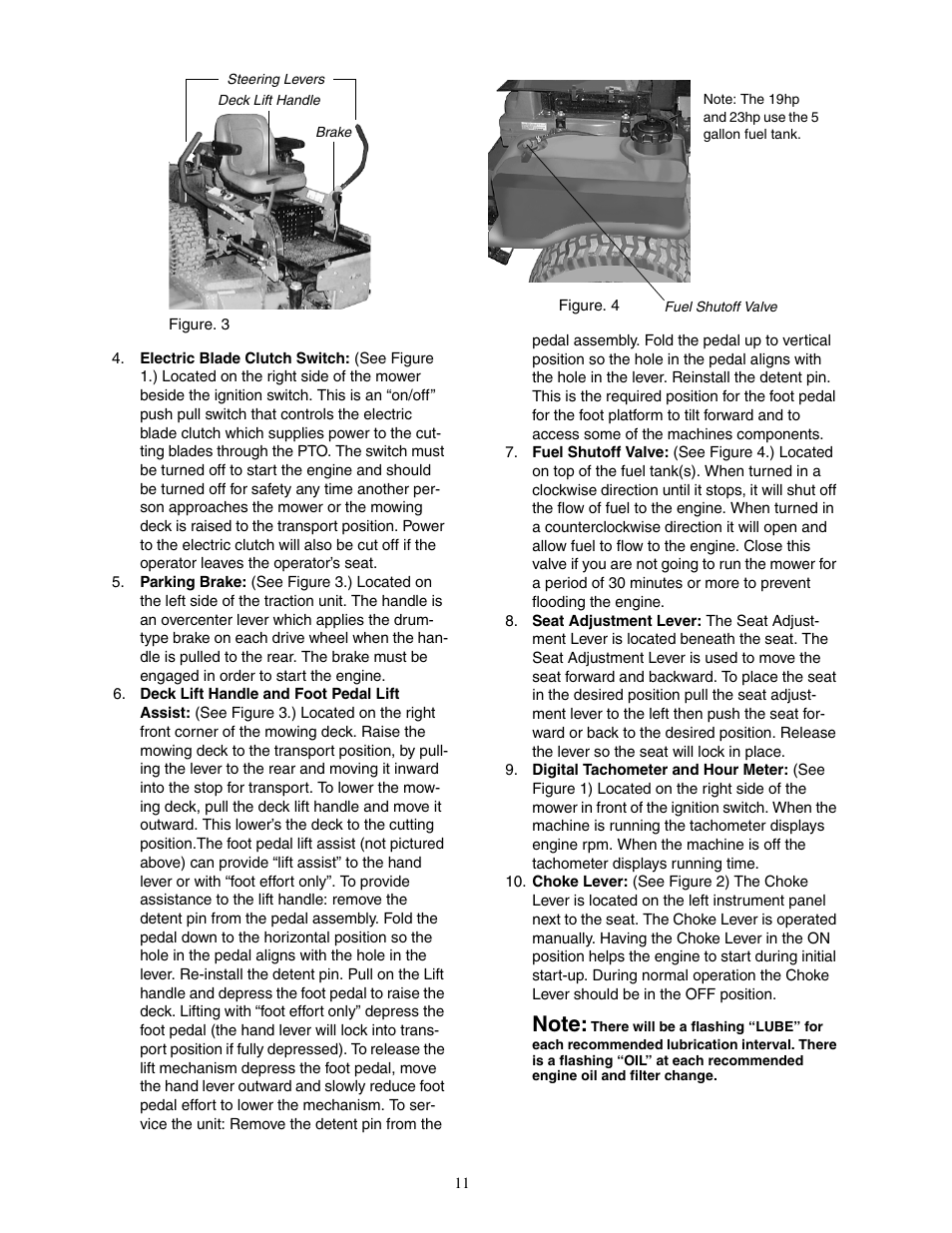 Cub Cadet Hydrostatic Zero-Turn Commercial Riding Mower Professional Turf Equipment User Manual | Page 11 / 32