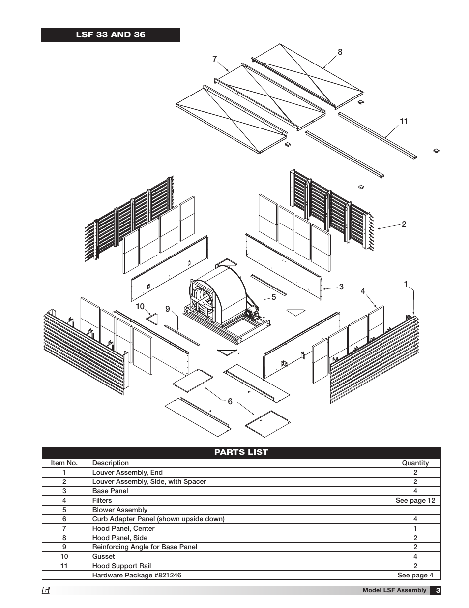 Greenheck LSF (458066) User Manual | Page 3 / 12