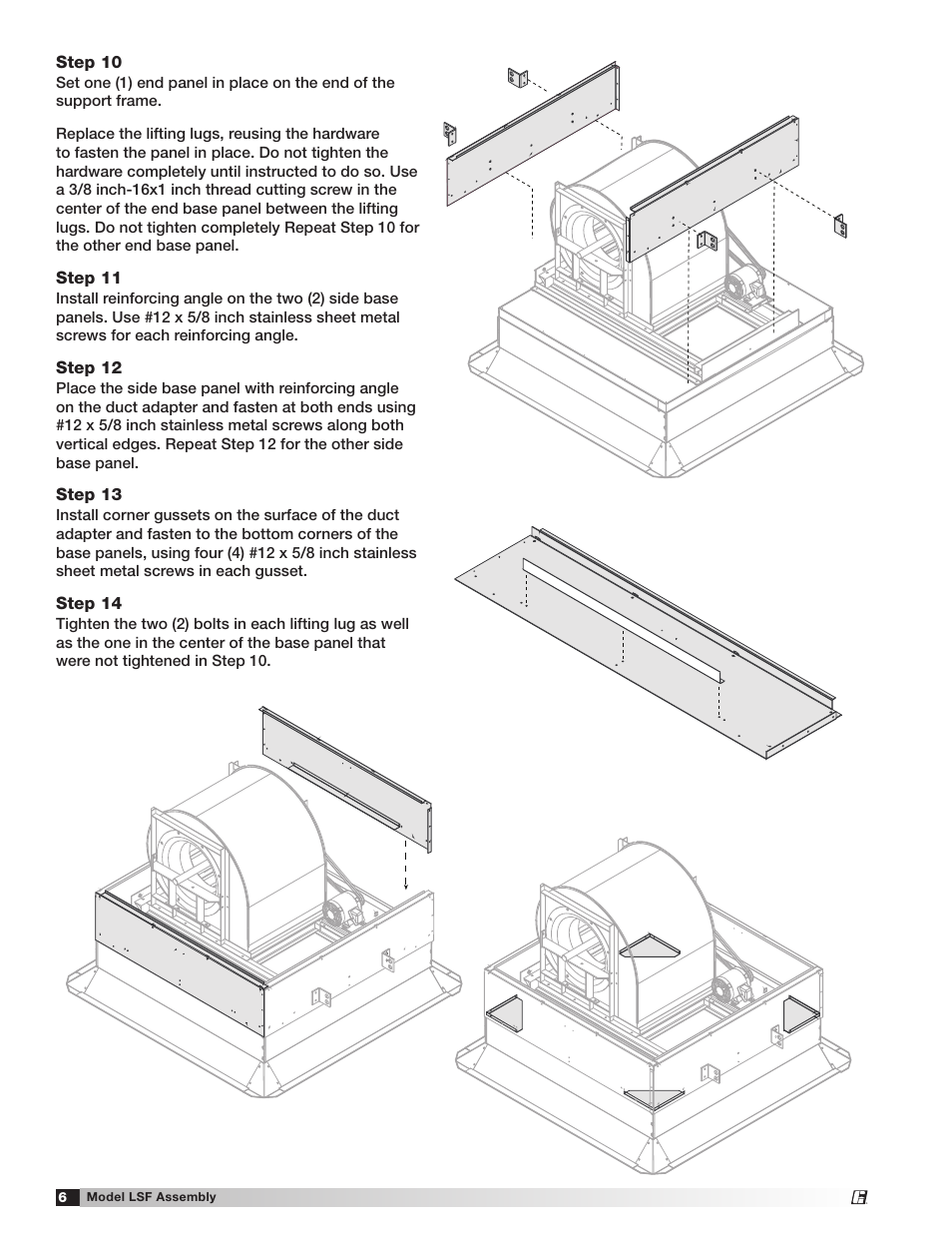 Greenheck LSF (458066) User Manual | Page 6 / 12