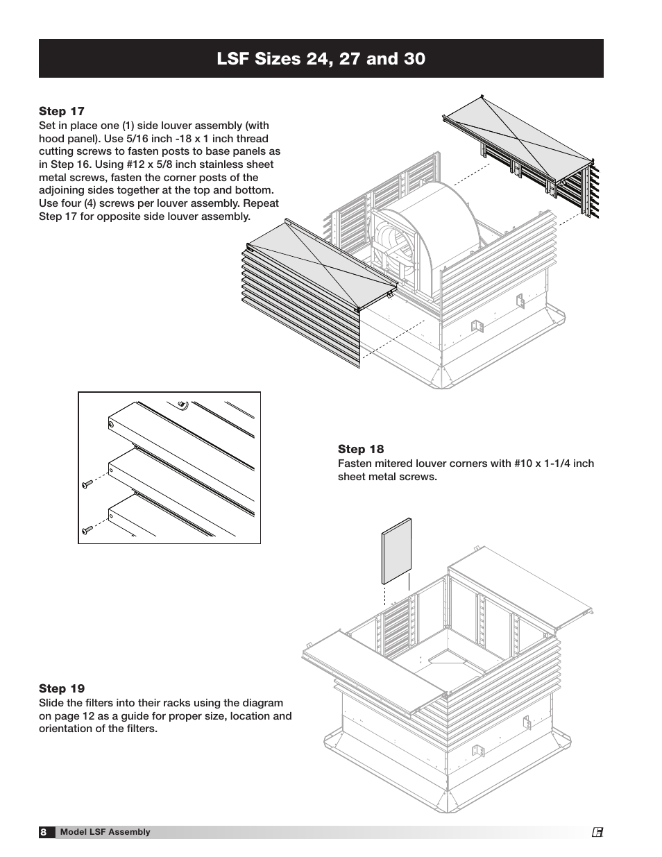 Greenheck LSF (458066) User Manual | Page 8 / 12