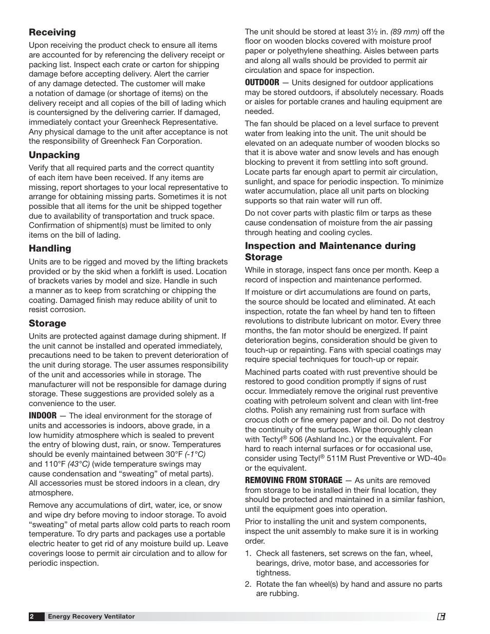 Greenheck MiniVent (459023) User Manual | Page 2 / 16