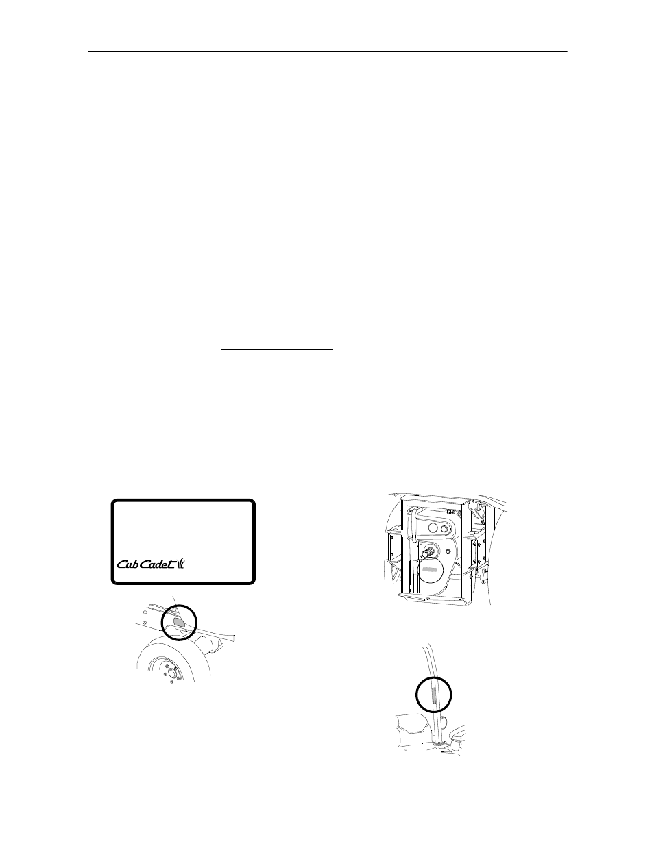 Recording model and serial number information | Cub Cadet 5254 Series User Manual | Page 3 / 48