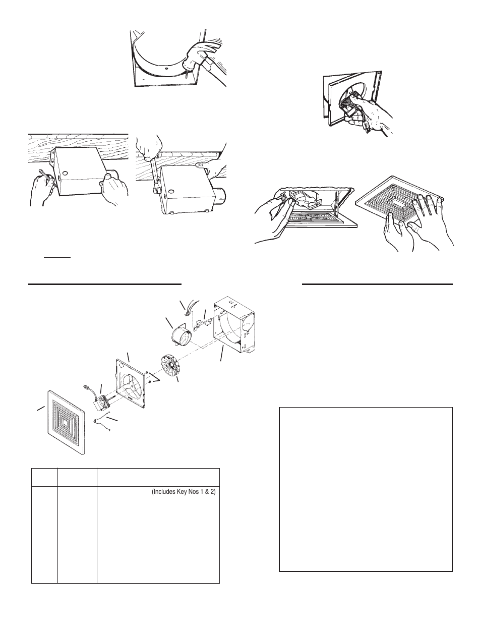 Service parts | Greenheck SP-C50 User Manual | Page 2 / 2