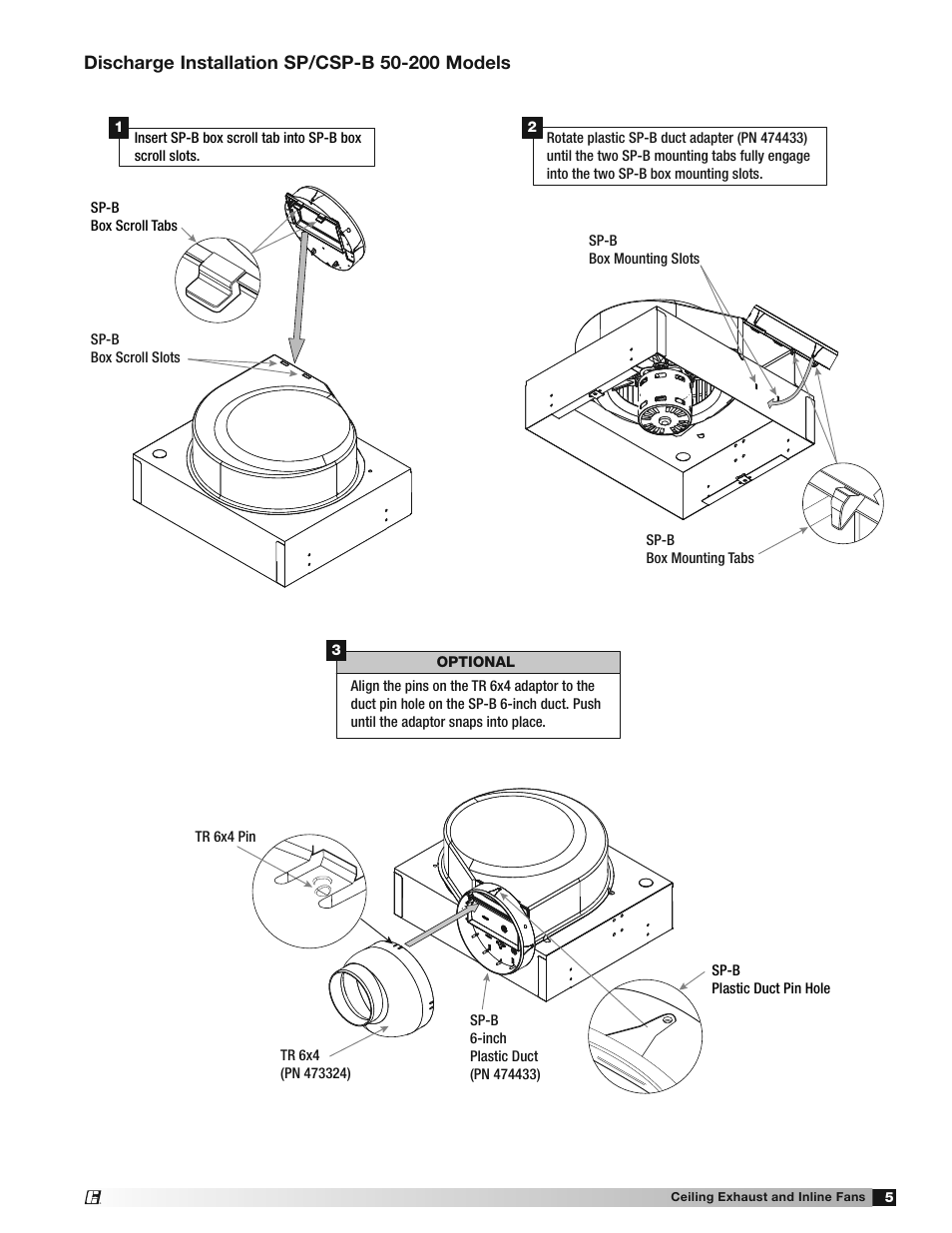 Greenheck SP and CSP (477179) User Manual | Page 5 / 20