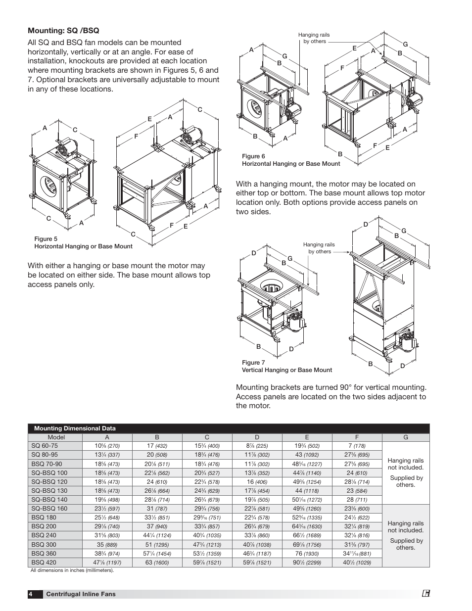 Greenheck SQ and BSQ (472058) User Manual | Page 4 / 12