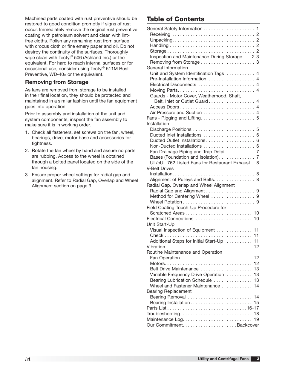 Greenheck USF and CSW (479870) User Manual | Page 3 / 20