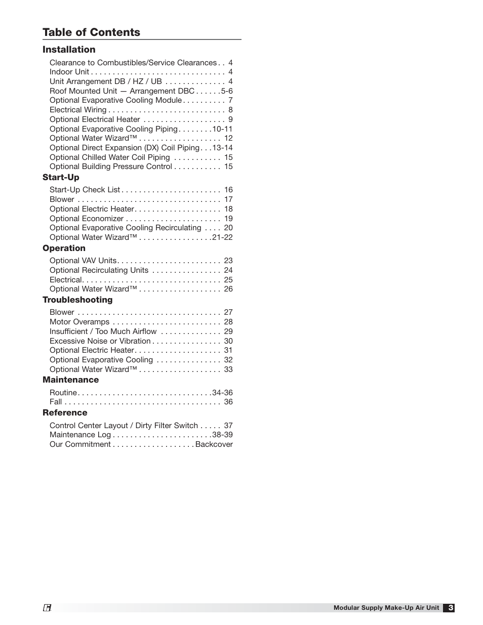 Greenheck MSX (470658) User Manual | Page 3 / 40