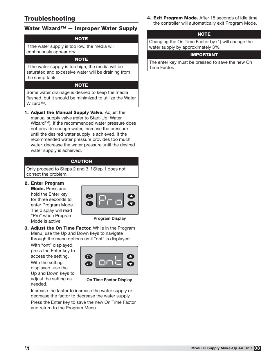 Troubleshooting | Greenheck MSX (470658) User Manual | Page 33 / 40