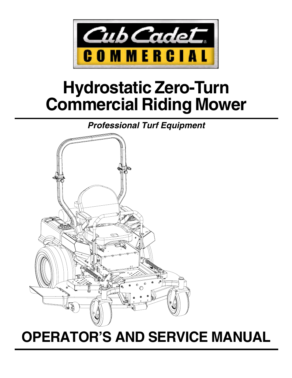 Cub Cadet 48-inch/54-inch/60-inch/72-inch User Manual | 32 pages