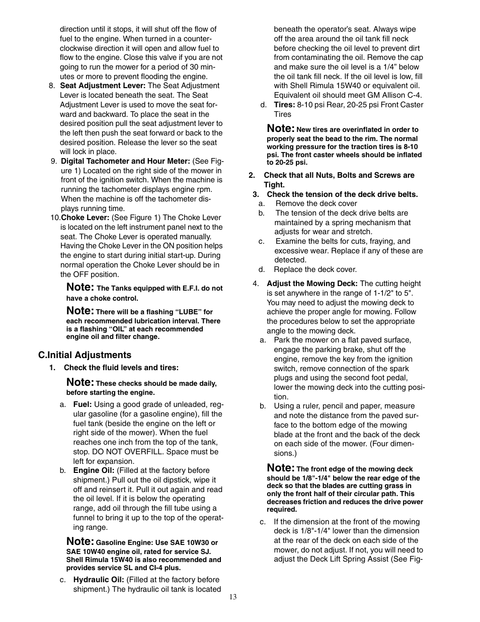 Cub Cadet 48-inch/54-inch/60-inch/72-inch User Manual | Page 13 / 32