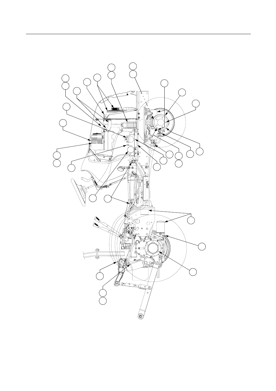 Lubrication and maintenance chart (illustration) | Cub Cadet 7000 Series User Manual | Page 31 / 52